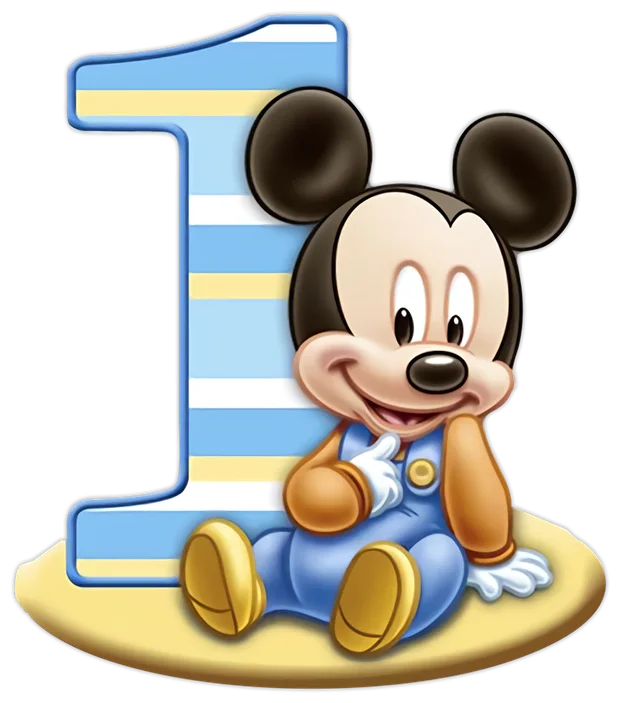 Fotonálepka - Mickey Mouse - 7 – zápich na tortu