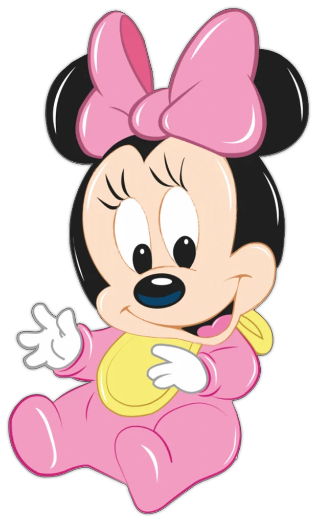 Fotonálepka - Minnie Mouse - 5 – zápich na tortu