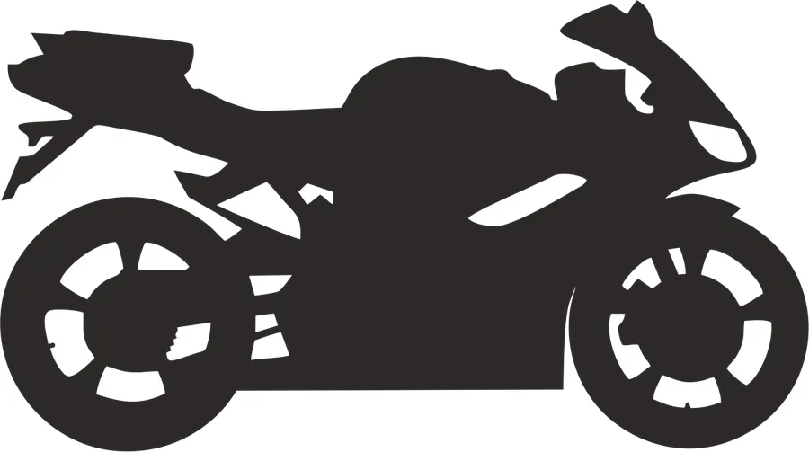 Silueta - Motorka - 3 – zápich na tortu