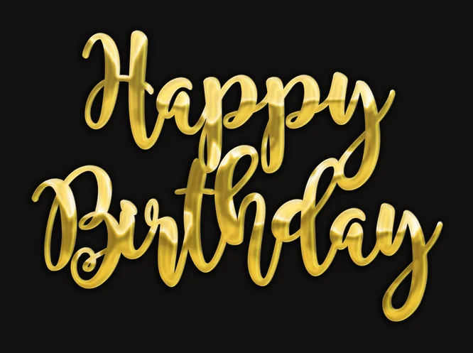 Happy Birthday - Magnolia – zápich na tortu